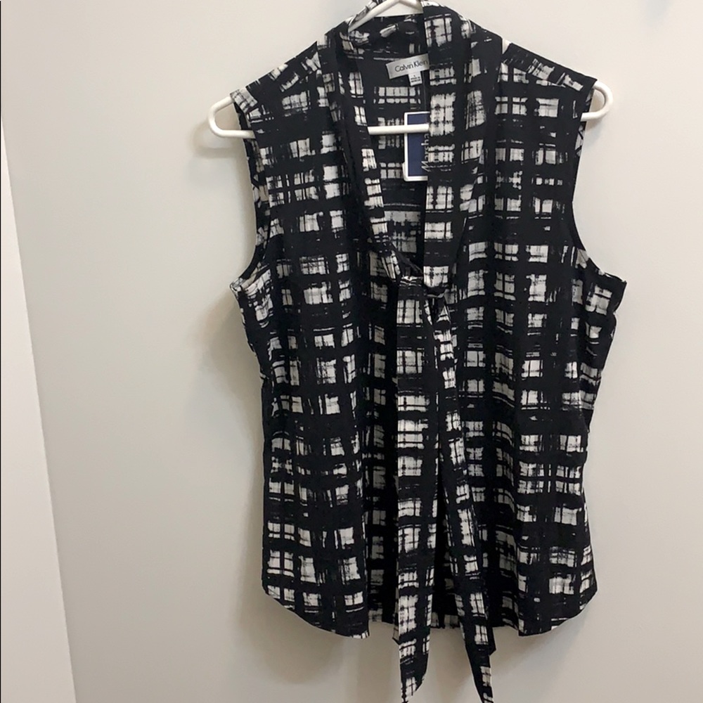 NWT Calvin Klein sleeveless blouse
